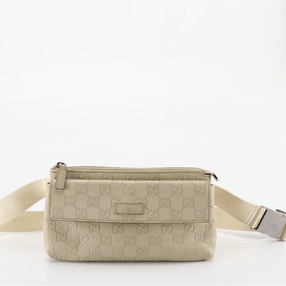 Gucci Guccissima Leather Front-Flap Belt Bag - EUC - Picture 1 of 9
